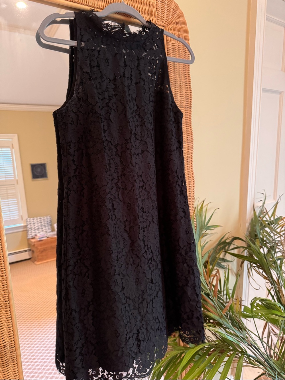 Sail to Sable - Sleeveless Black Lace A-Line Dress